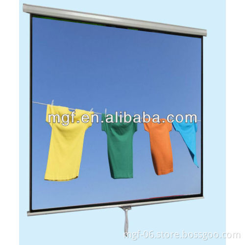 Roll up Projection Screen with self-lock device